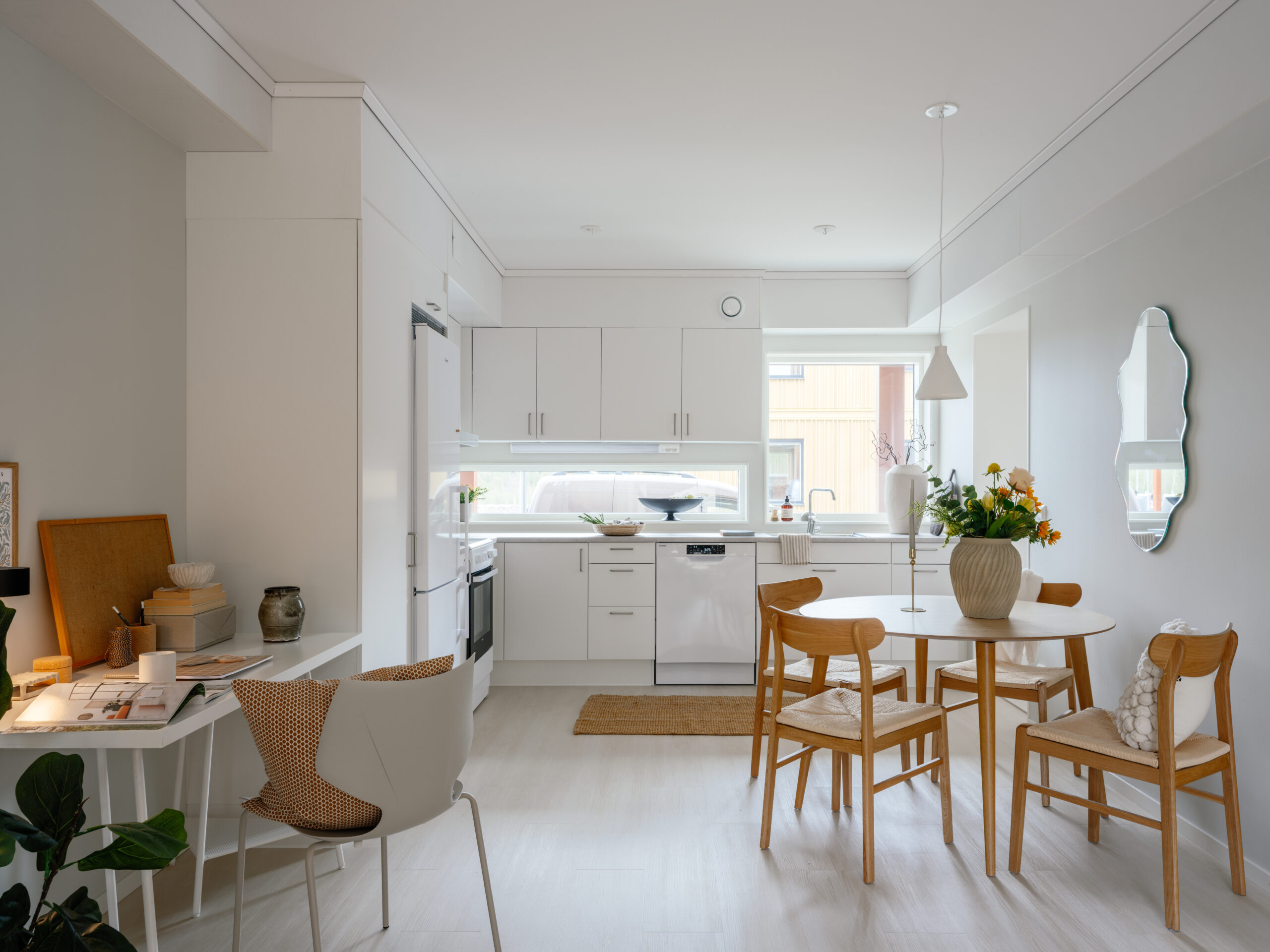 Skellefteå residential building: inside of a dynamic home