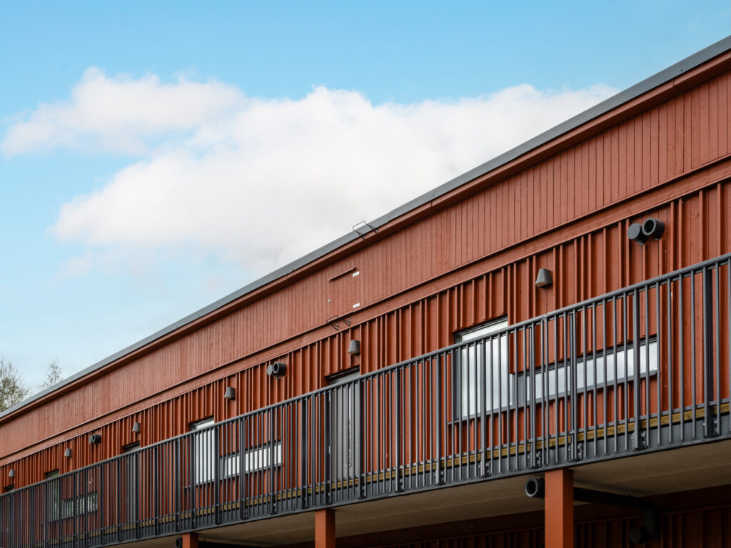 Skellefteå residential building: outside of a dynamic home