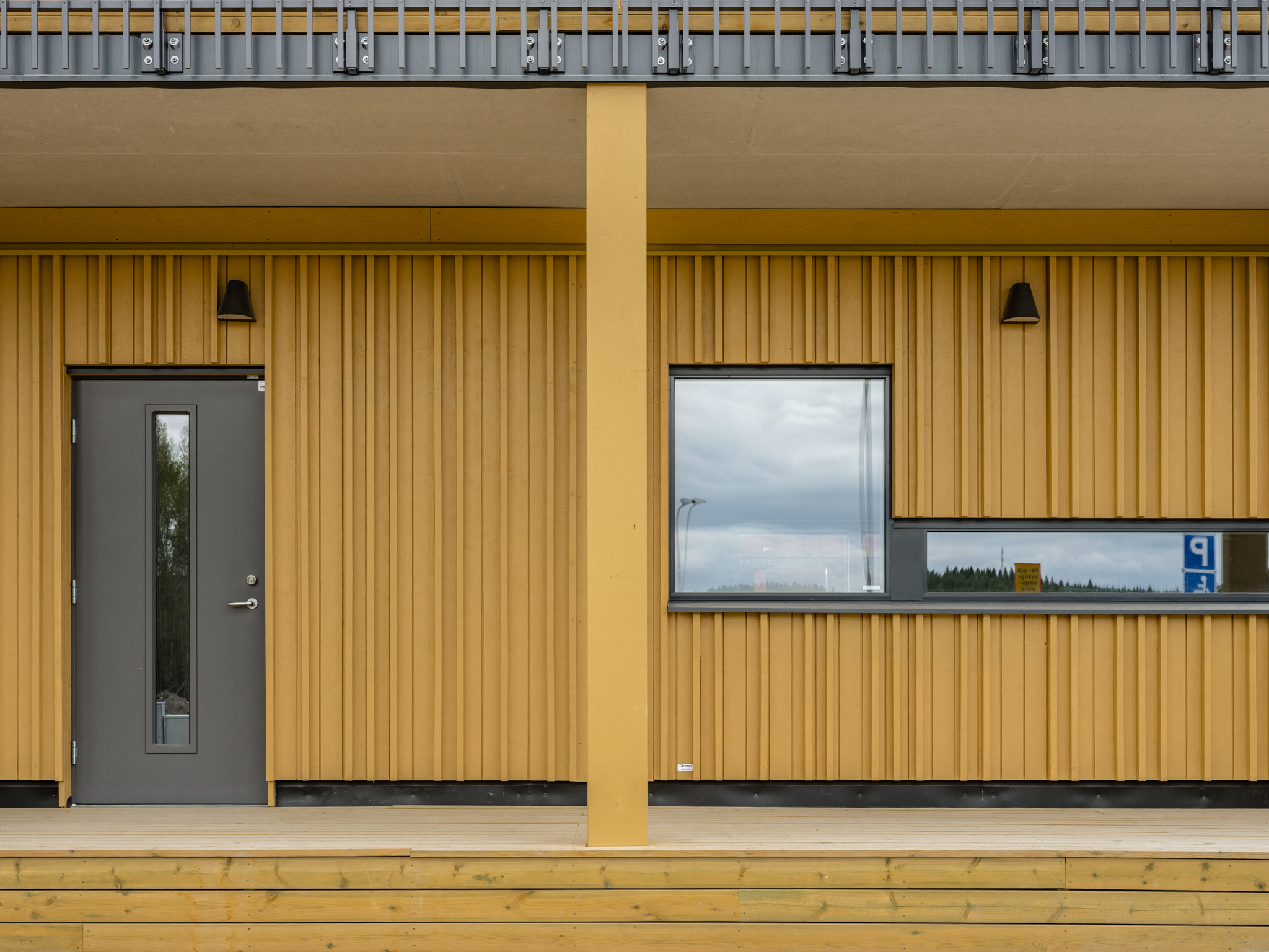 Outside of a dynamic home