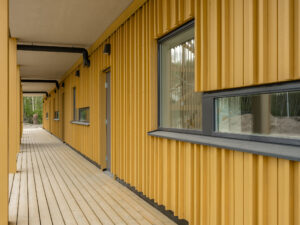 Skellefteå residential building: outside of a dynamic home